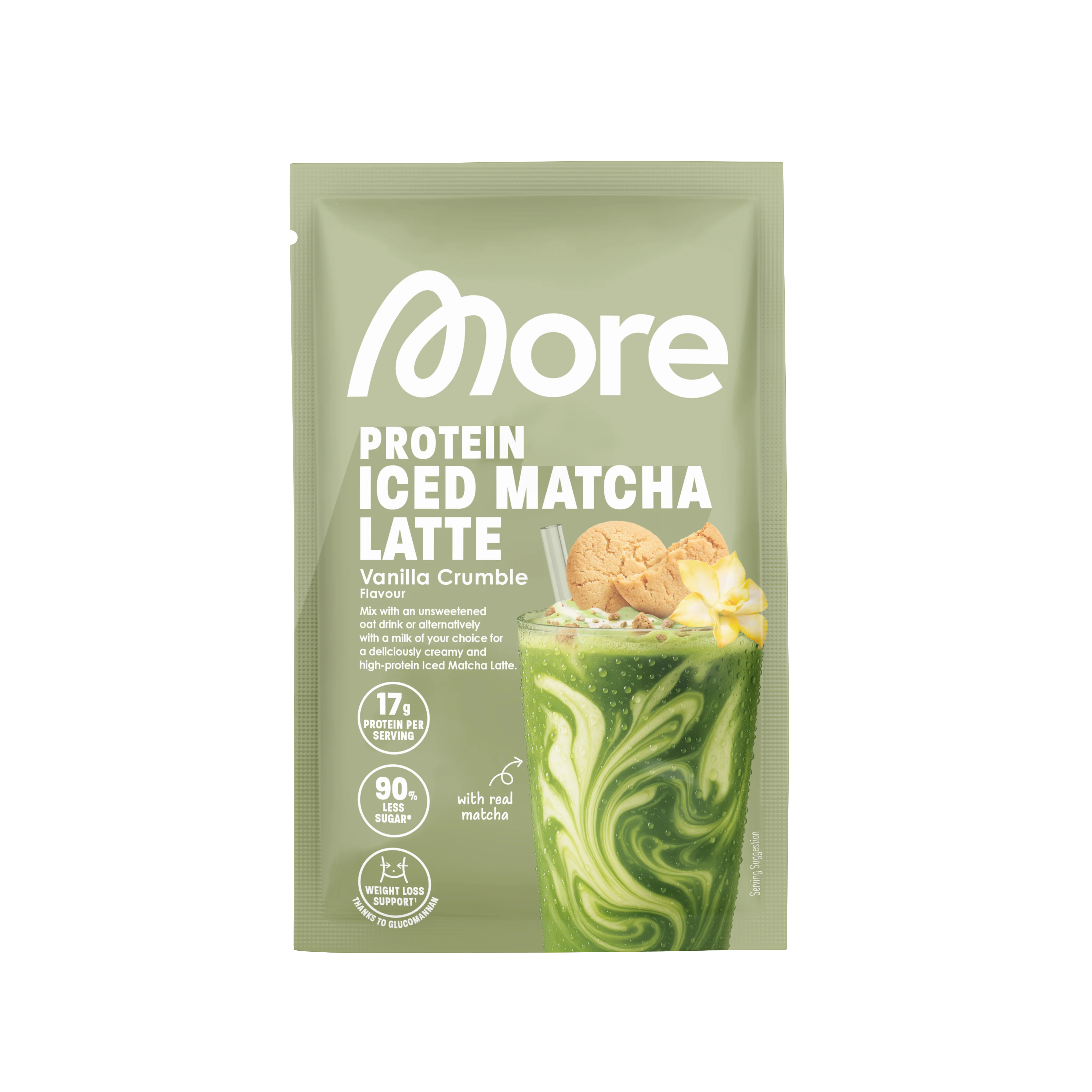 More Protein Iced Matcha Latte - Image 3