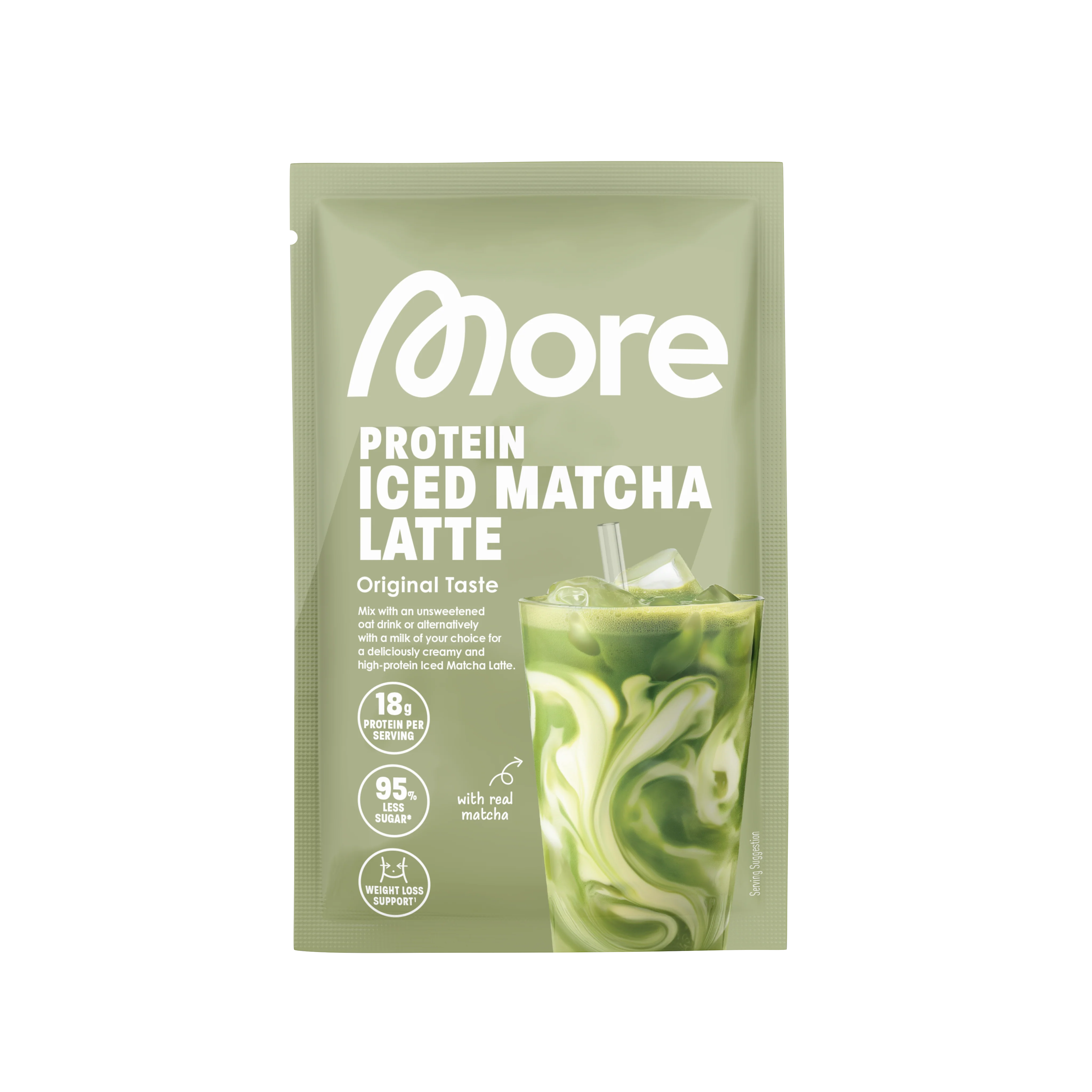 More Protein Iced Matcha Latte - Image 4