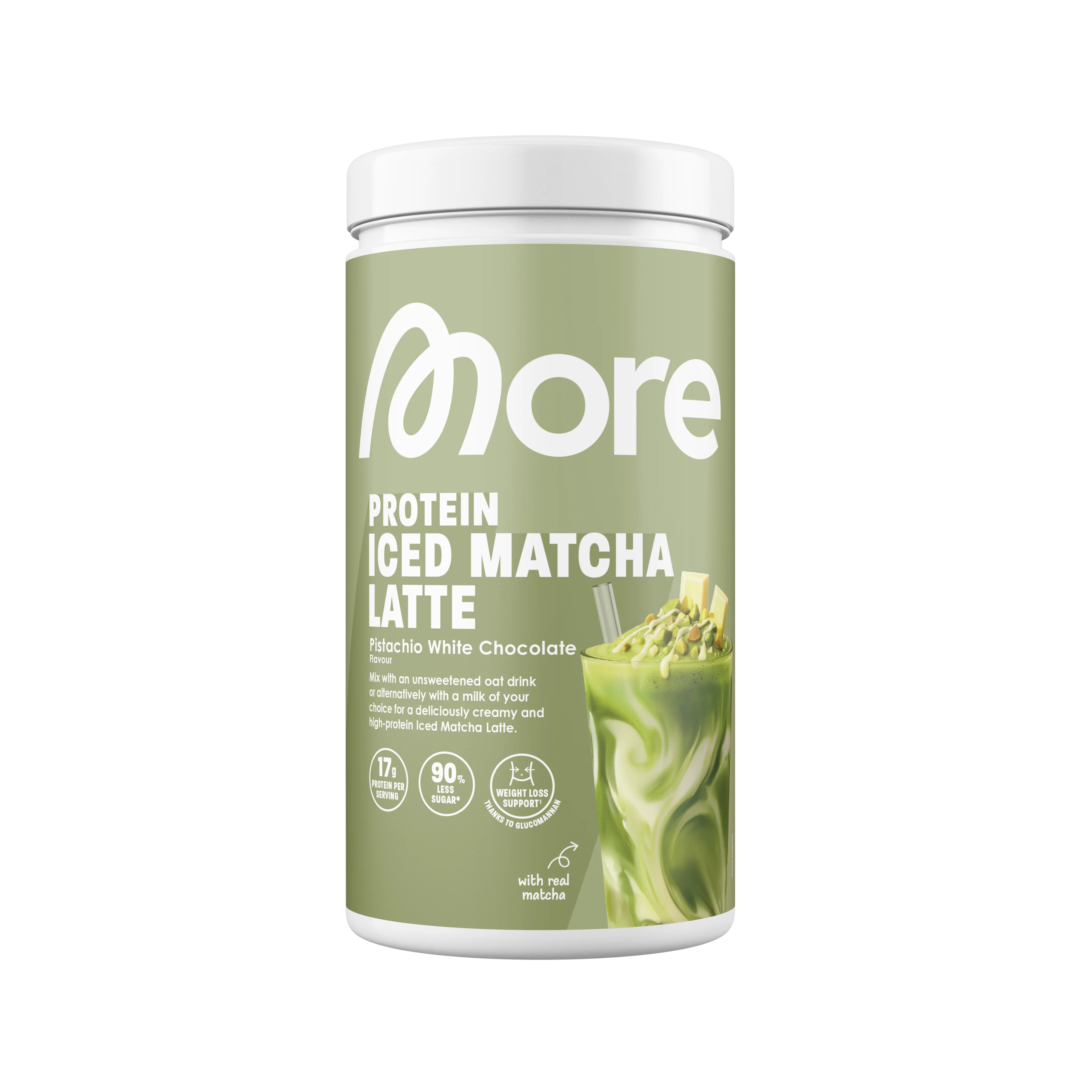 More Protein Iced Matcha Latte - Image 6