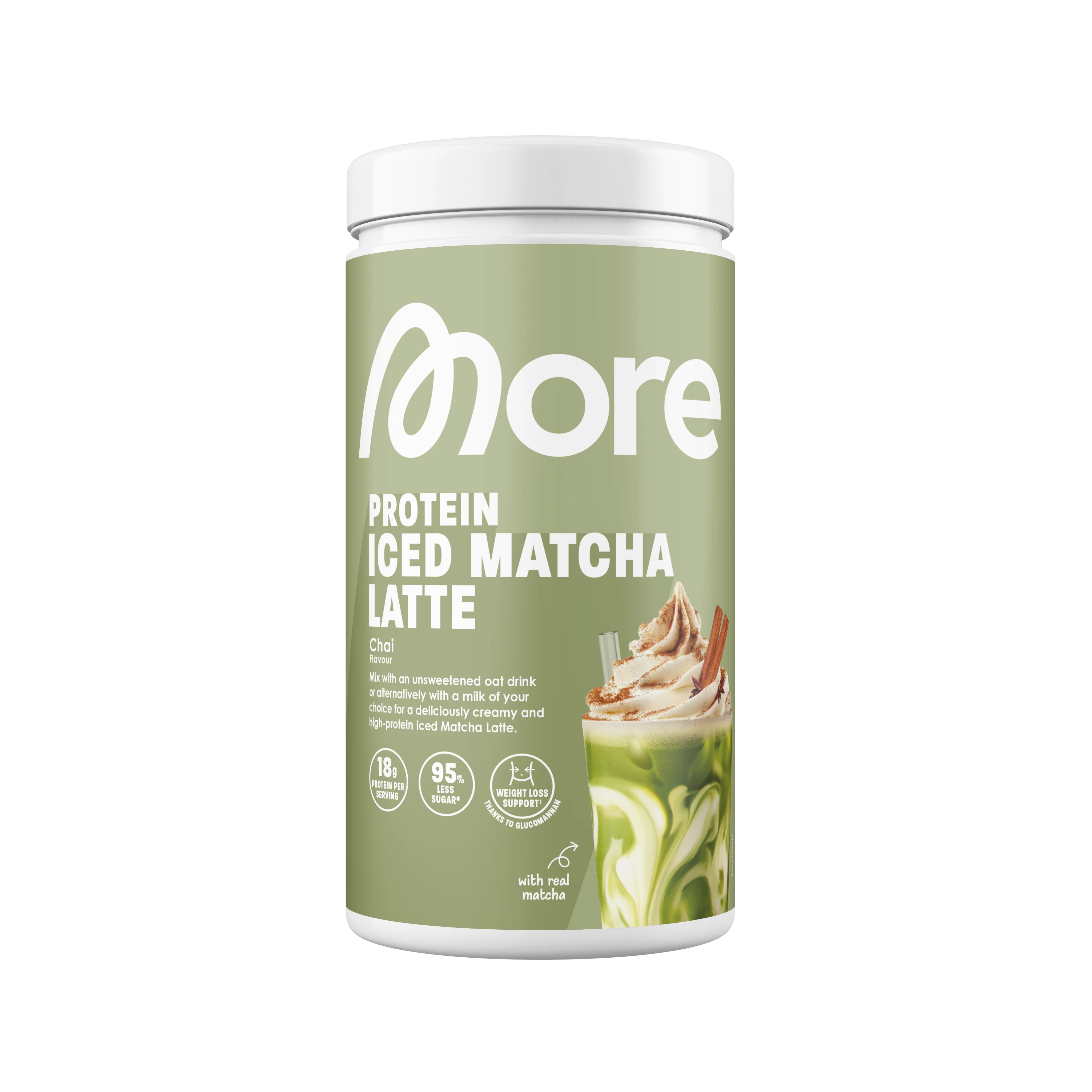 More Protein Iced Matcha Latte - Image 7